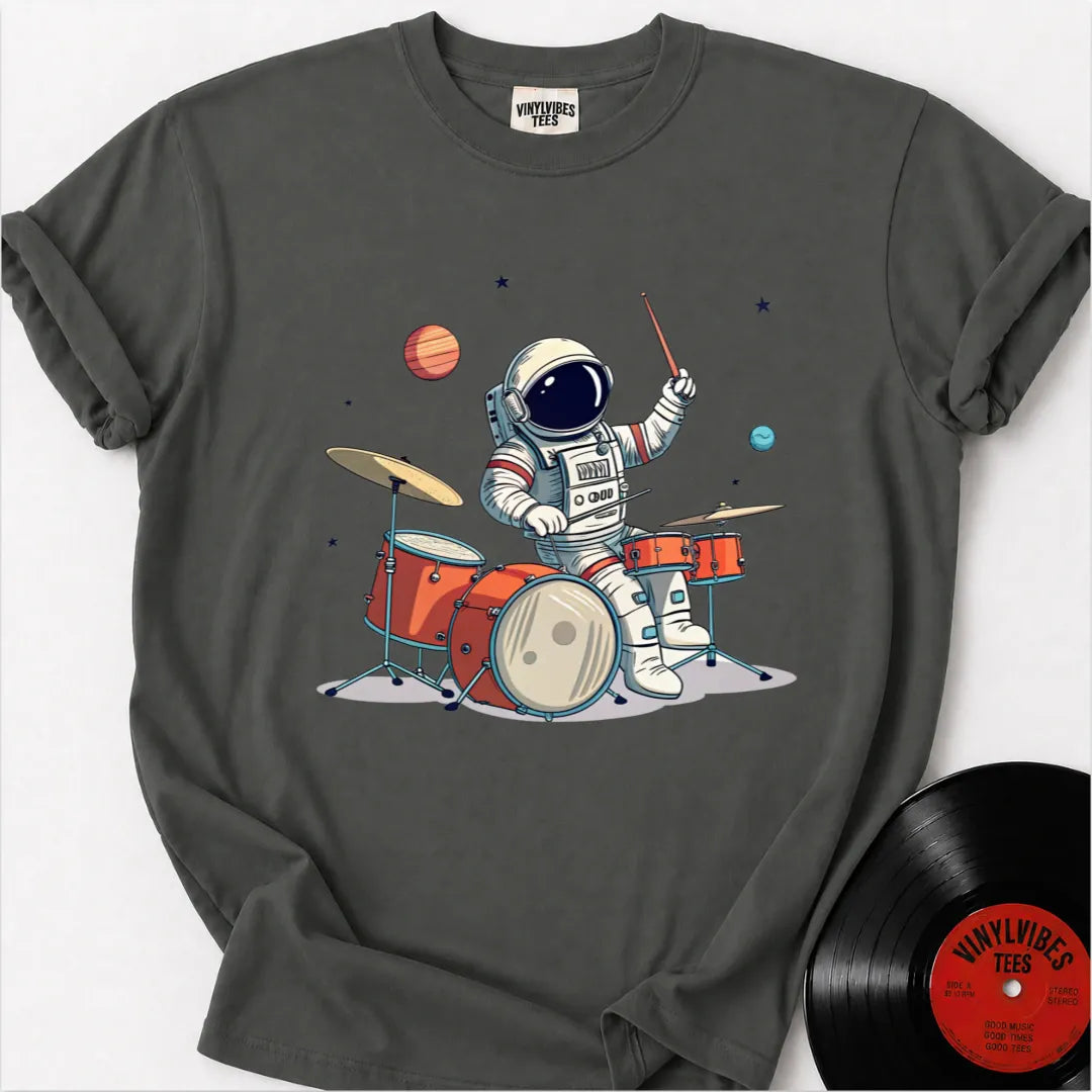 Printify T-Shirt Pepper / S Playful Astronaut Premium T-Shirt