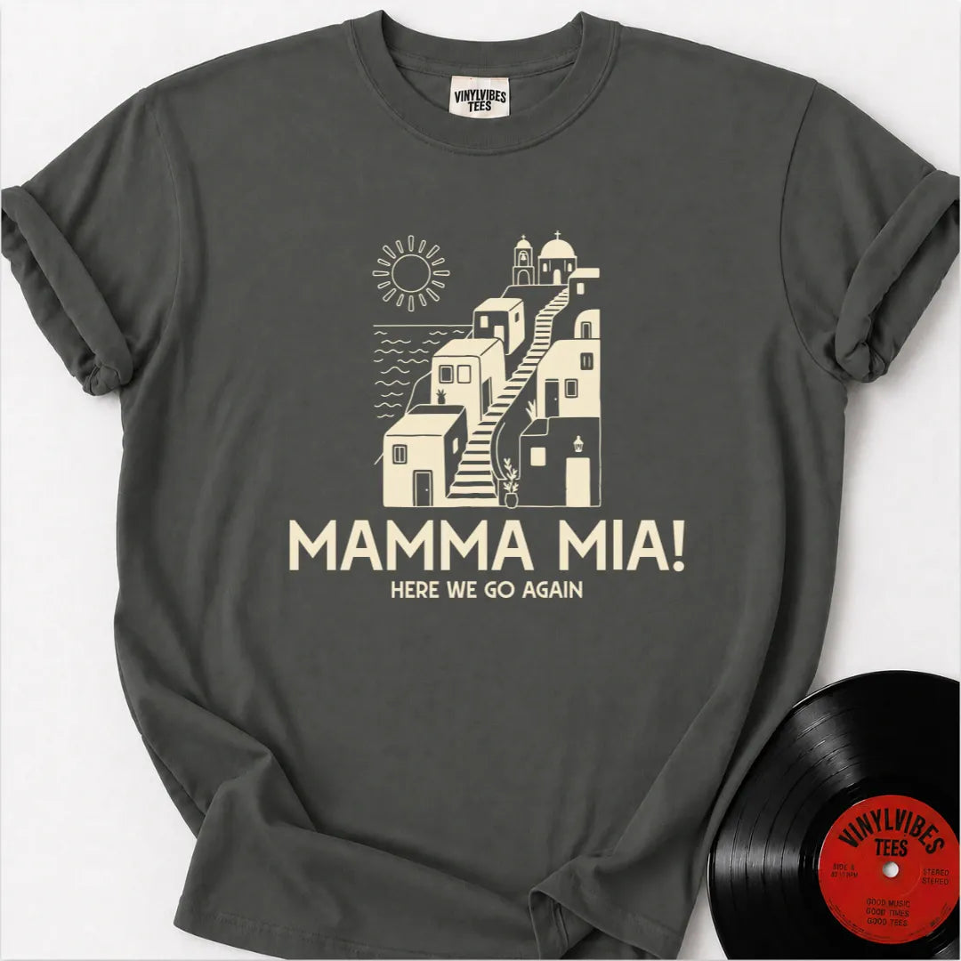 Printify T-Shirt Pepper / S Postcard Greece Premium T-Shirt