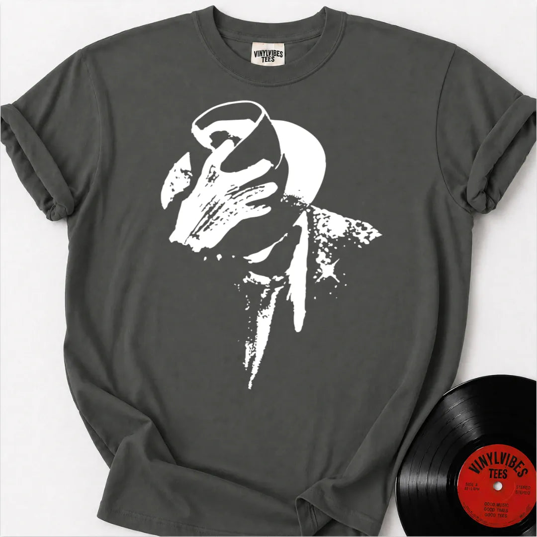 Printify T-Shirt Pepper / S Shadowed Fedora Premium T-Shirt