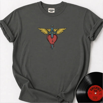 Printify T-Shirt Pepper / S Shot Through the Heart Premium T-Shirt