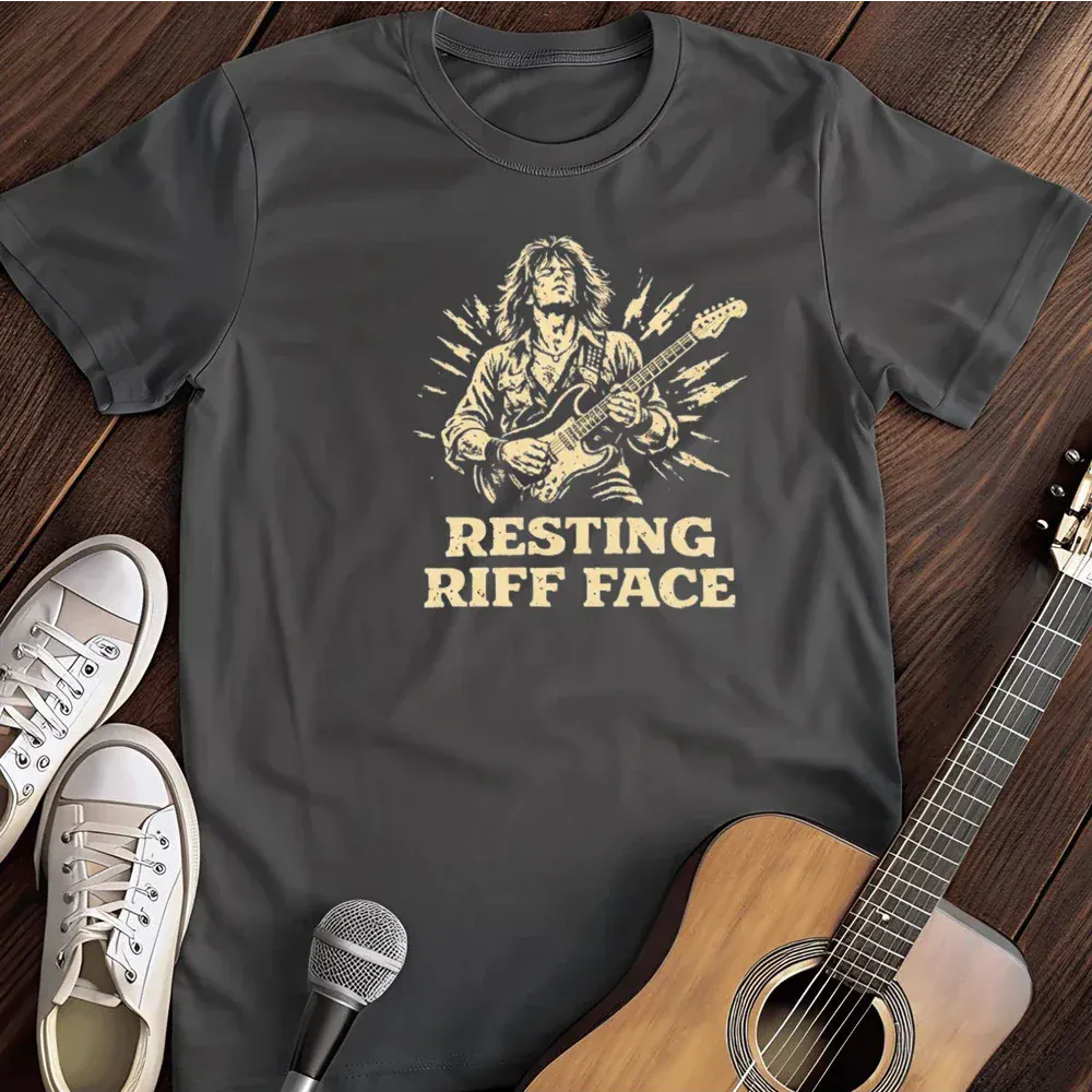 Printify T-Shirt Resting Riff Face T Shirt