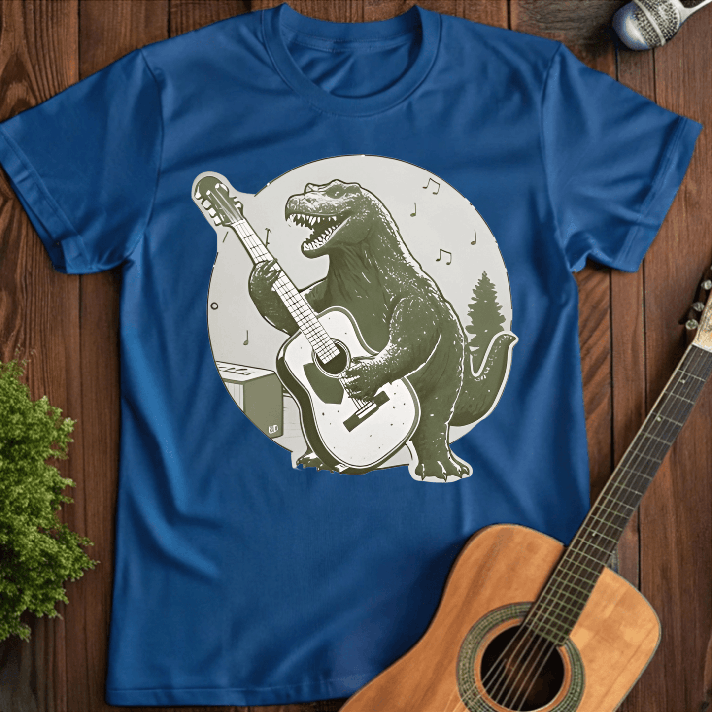 ⭐️⭐️⭐️⭐️⭐️ T-Shirt Royal / S Musical T-Rex T-Shirt