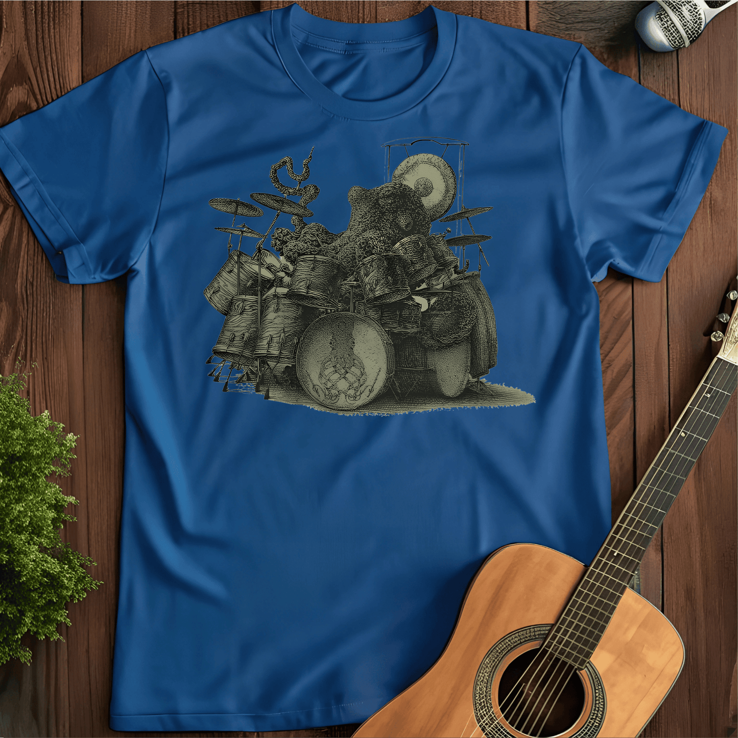 ⭐️⭐️⭐️⭐️⭐️(1) T-Shirt Royal / S Octo Drummer T-Shirt