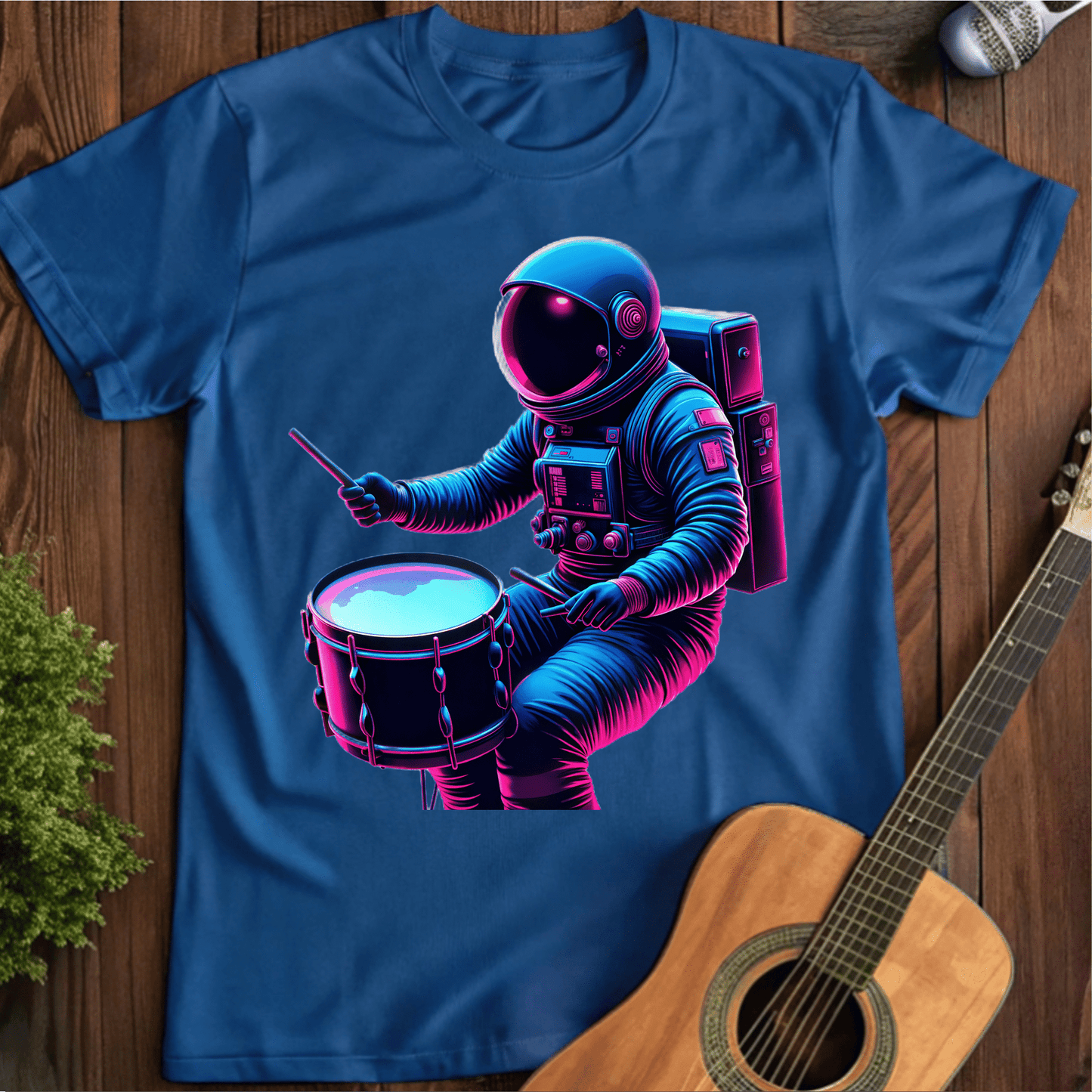 Printify T-Shirt Royal / S Solar Drummer Tee