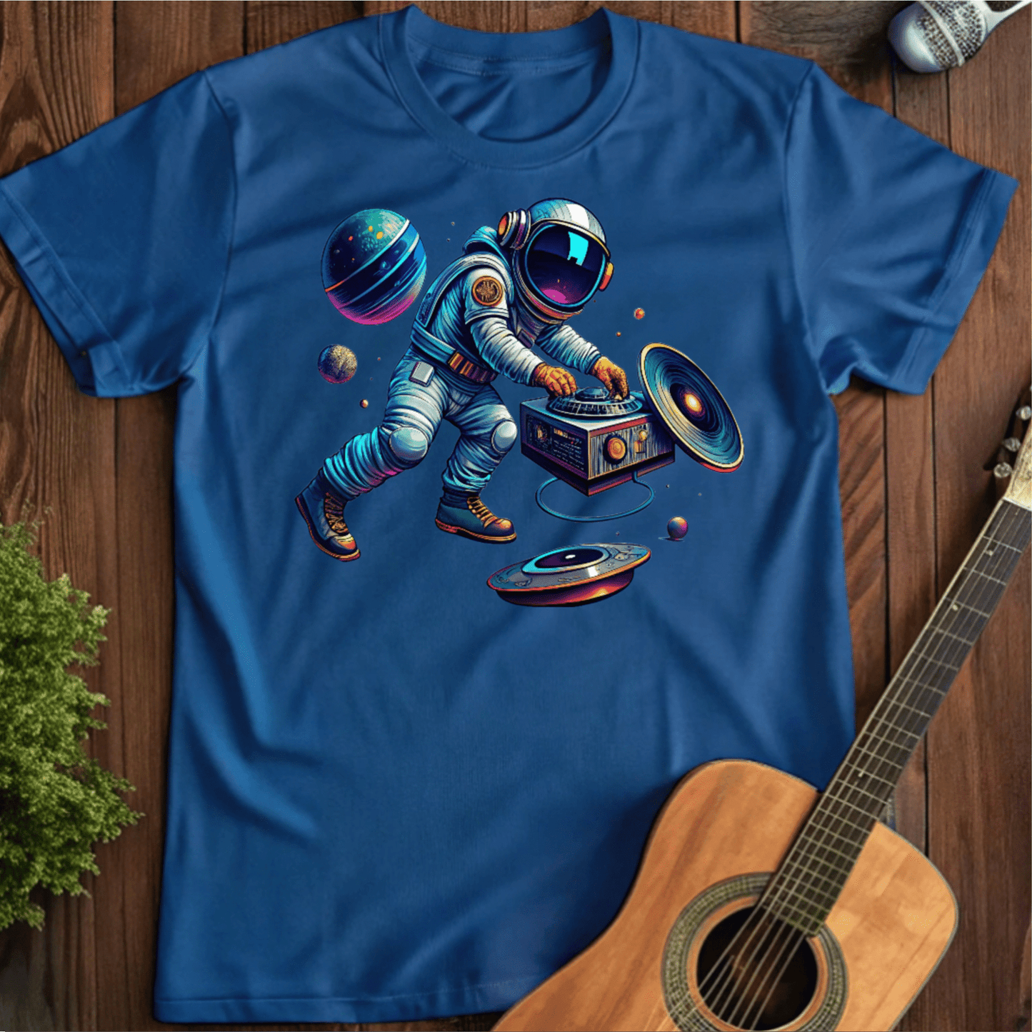 Printify T-Shirt Royal / S Vinyl Astronaut Tee