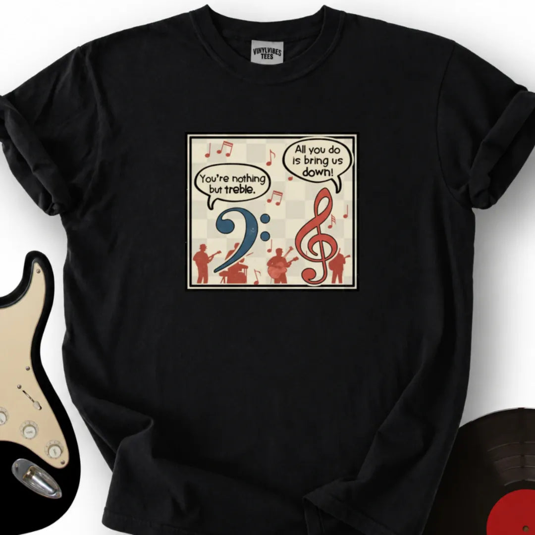 Printify T-Shirt S / Black Clef Quips T-Shirt