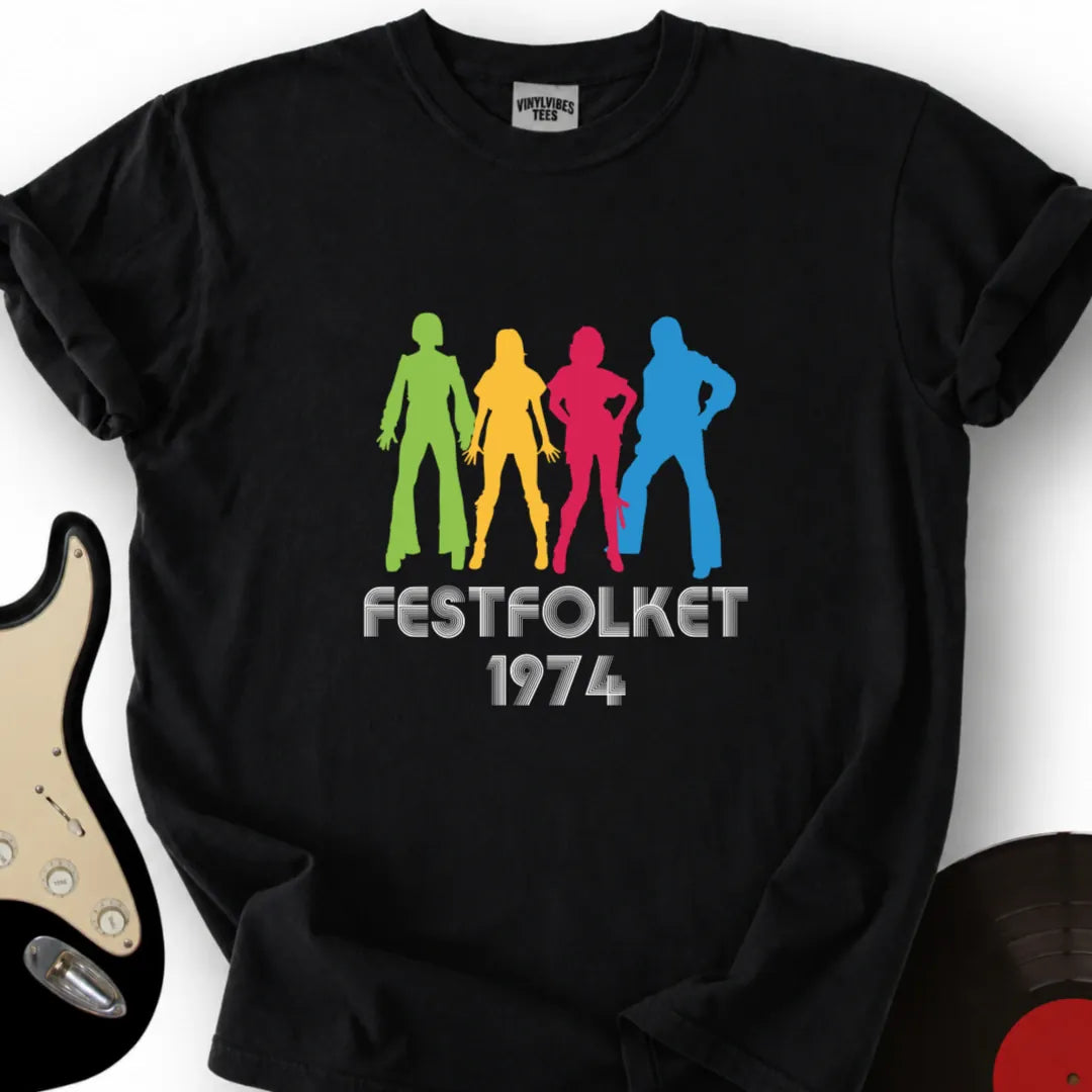 Printify T-Shirt S / Black FESTFOLKET T-Shirt