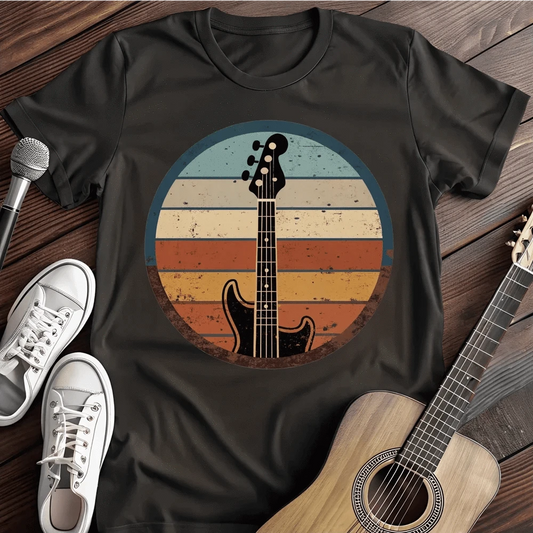 Printify T-Shirt S / Black Guitar Sunset T-Shirt