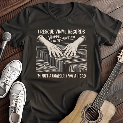 Printify T-Shirt S / Black I`m A Hero T Shirt