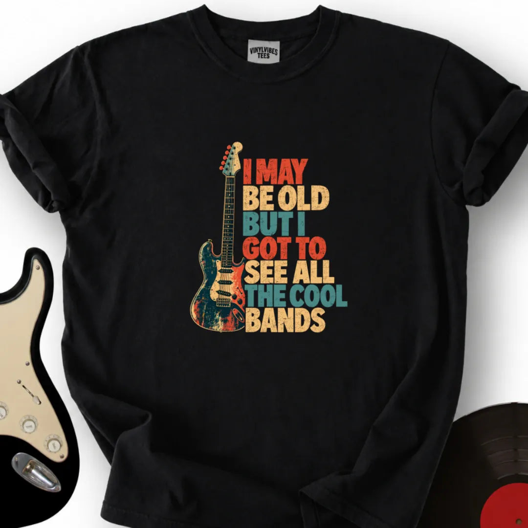 Printify T-Shirt S / Black I May Be Old T-Shirt