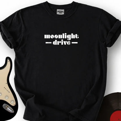 Printify T-Shirt S / Black Moonlight Drive T-Shirt
