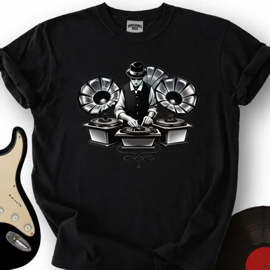 Printify T-Shirt S / Black Oldskool DJ