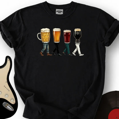 Printify T-Shirt S / Black Pint Walkers T-Shirt