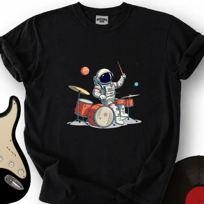 Printify T-Shirt S / Black Playful Astronaut T-Shirt