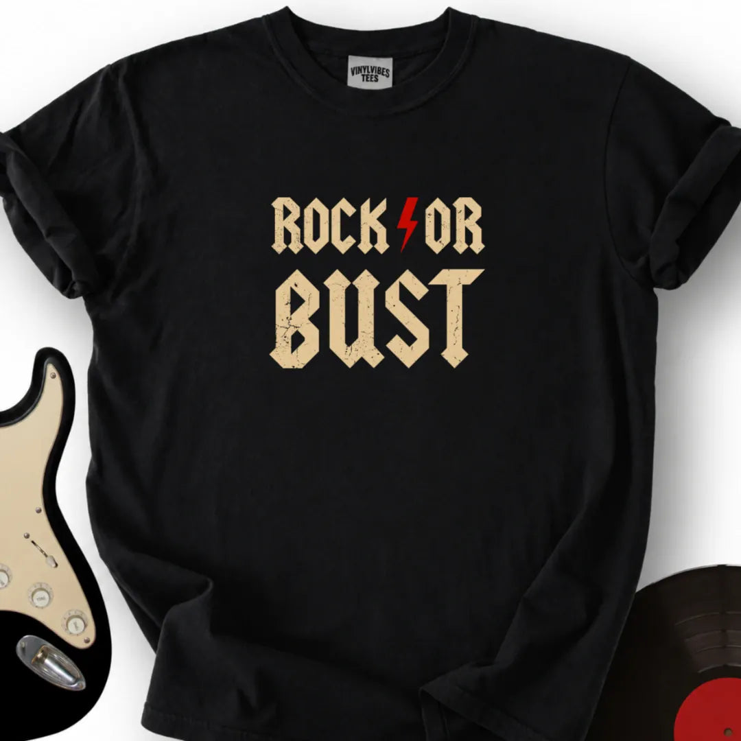 Printify T-Shirt S / Black Rock or bust T-Shirt