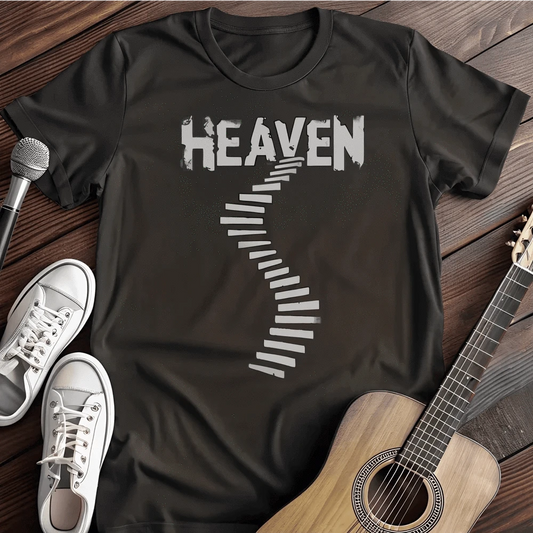 Printify T-Shirt S / Black Stairway T Shirt