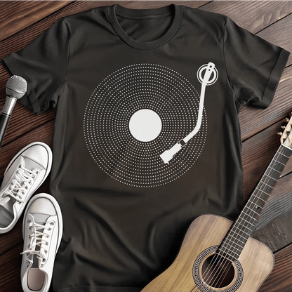 Printify T-Shirt S / Black Vinyl Dots T-Shirt