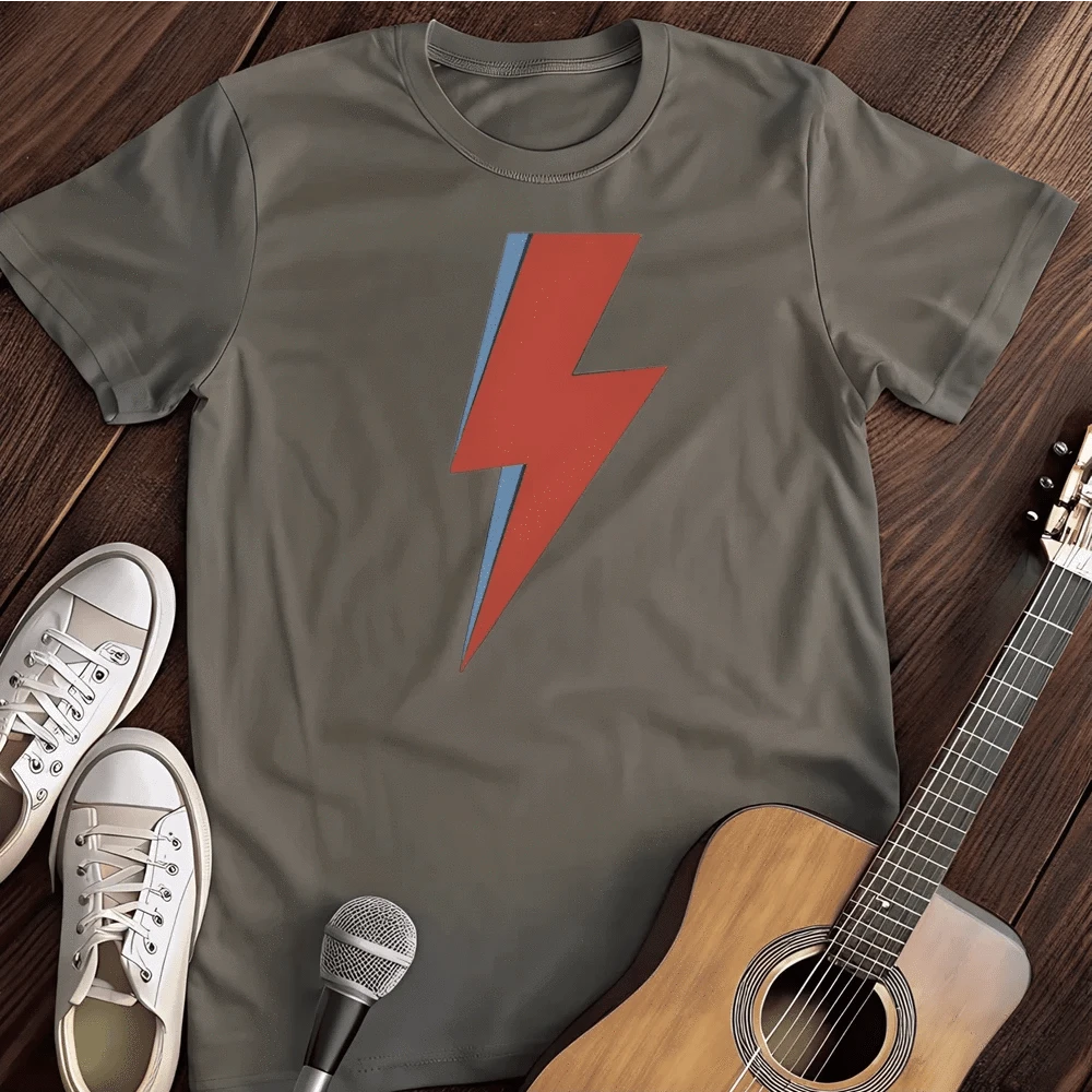 Printify T-Shirt S / Charcoal Bowie`s Bolt T Shirt