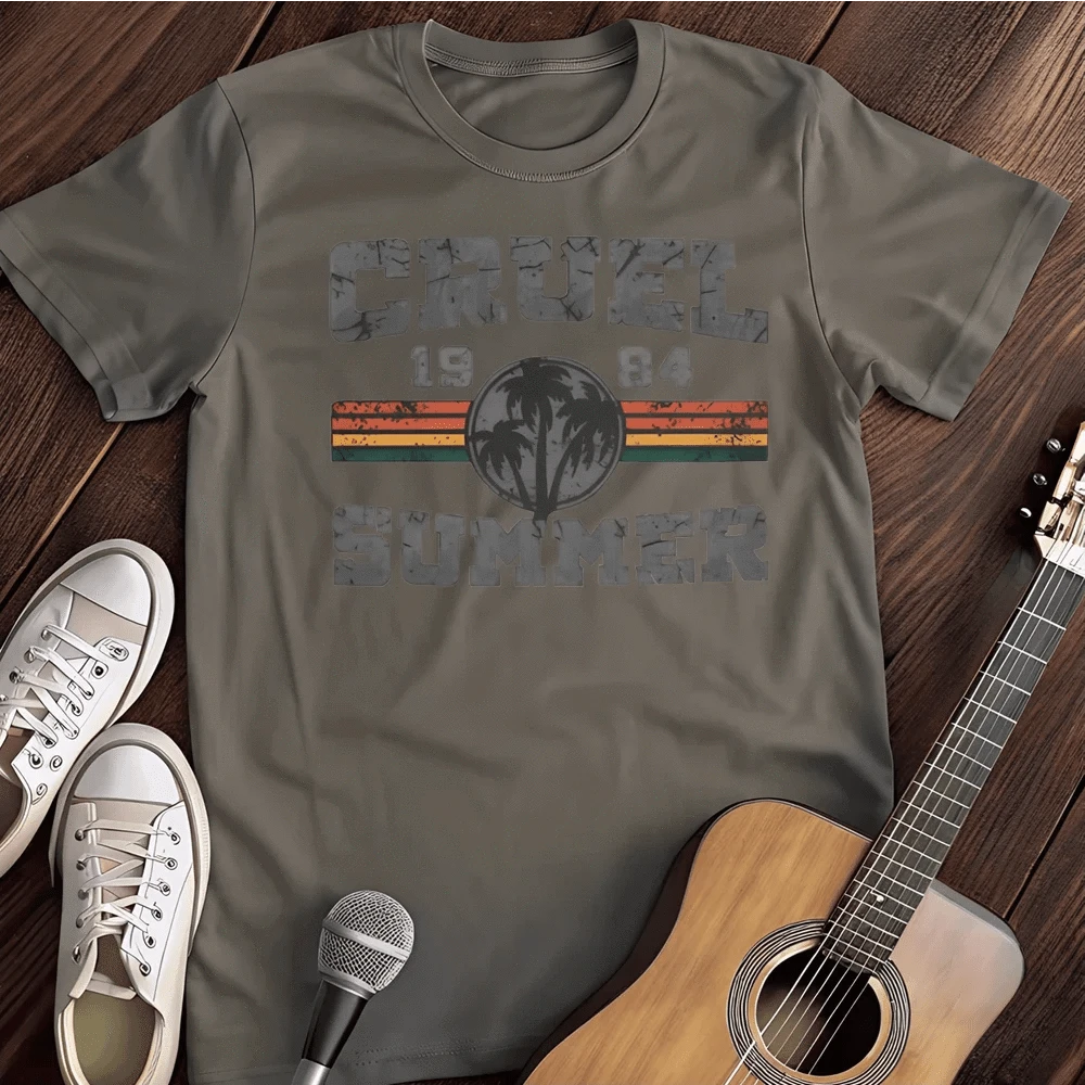Printify T-Shirt S / Charcoal Cruel Summer T-Shirt