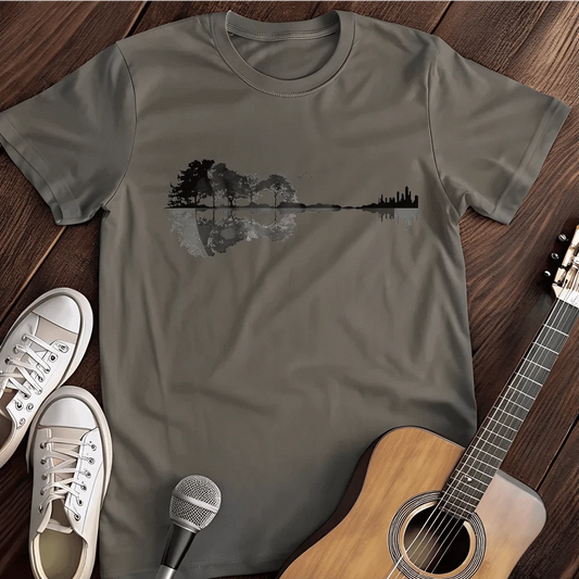 Printify T-Shirt S / Charcoal Guitar Forrest T-Shirt