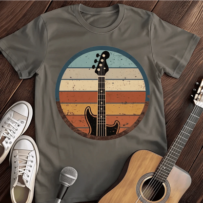 Printify T-Shirt S / Charcoal Guitar Sunset T-Shirt