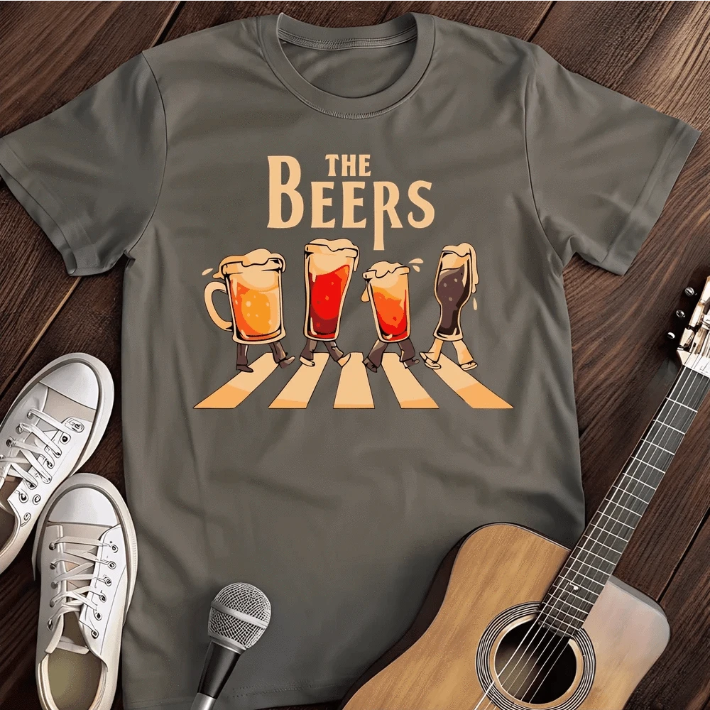 Printify T-Shirt S / Charcoal The Beers T-Shirt