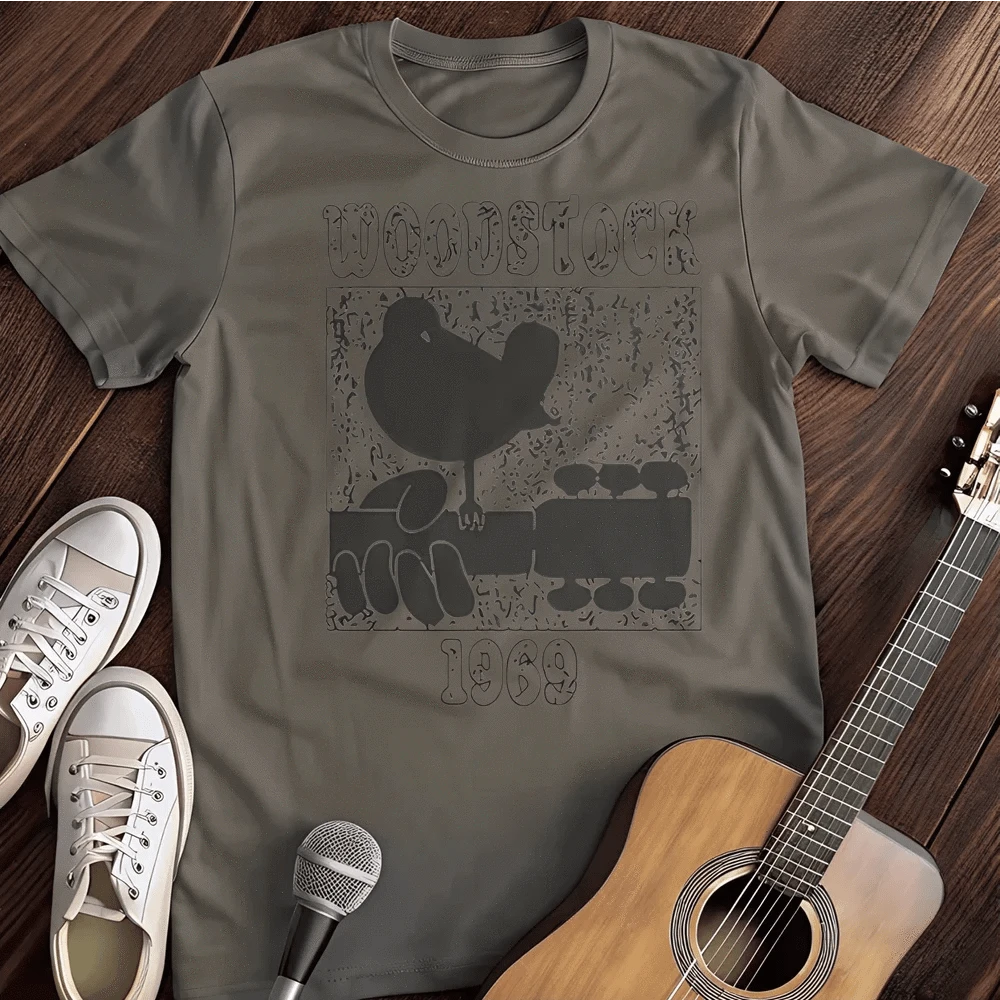 Printify T-Shirt S / Charcoal Woodstock T Shirt