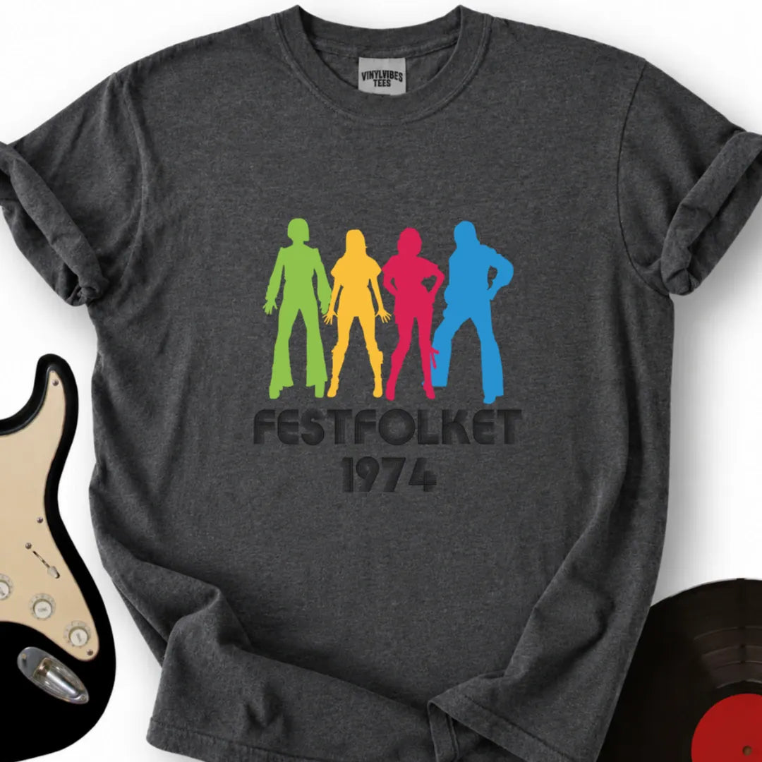 Printify T-Shirt S / Dark Heather FESTFOLKET T-Shirt