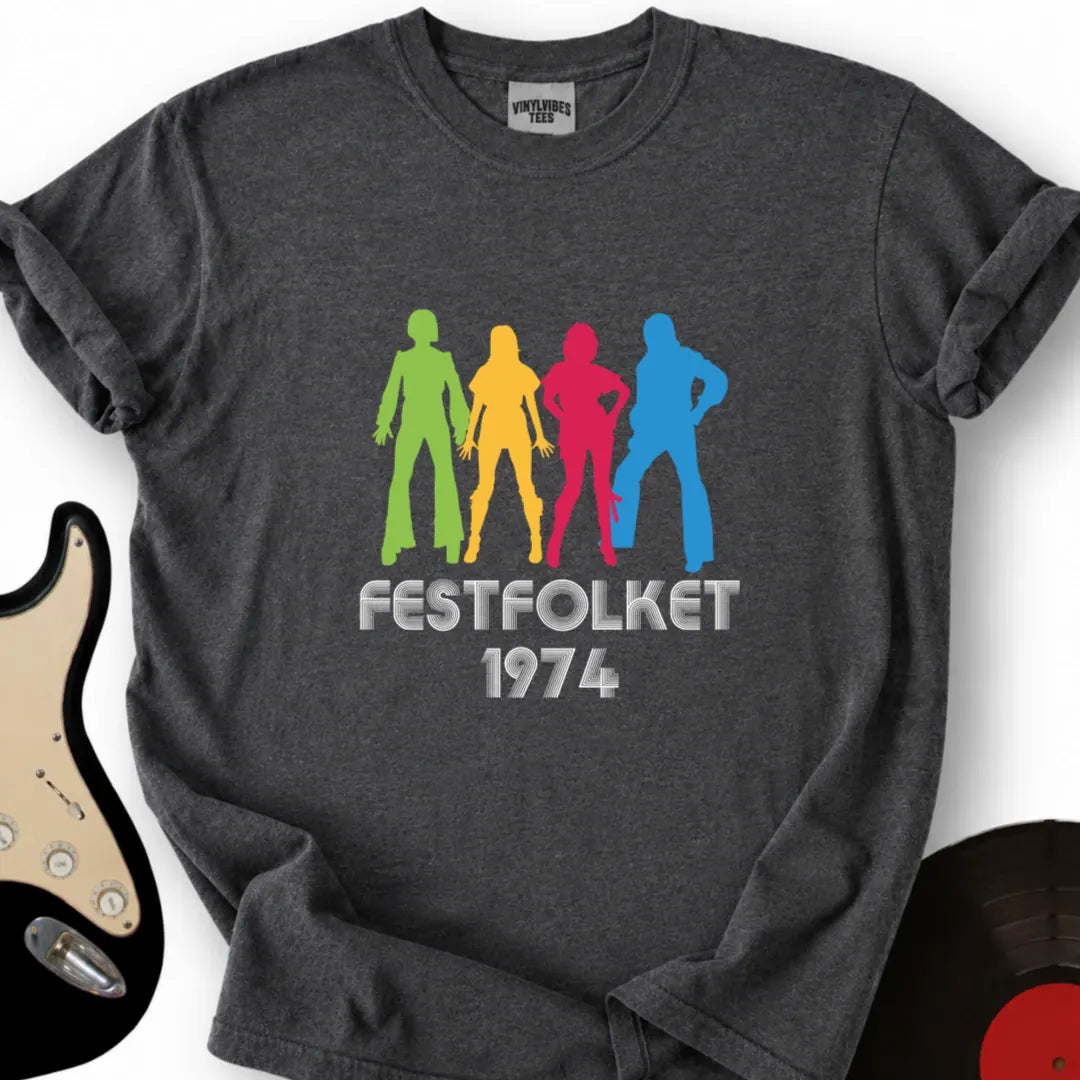 Printify T-Shirt S / Dark Heather FESTFOLKET T-Shirt