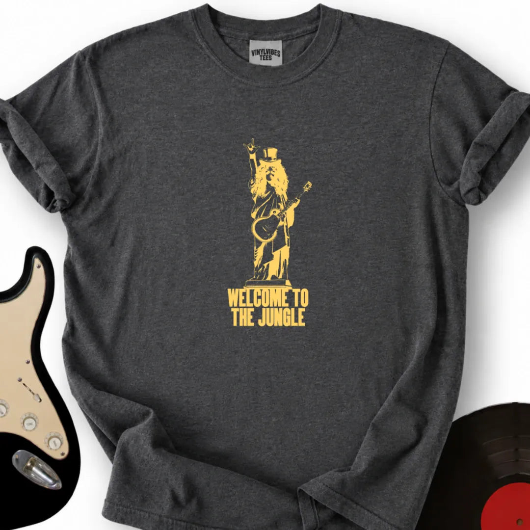Printify T-Shirt S / Dark Heather Jungle Rock T-Shirt
