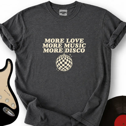 Printify T-Shirt S / Dark Heather MORE DISCO T-Shirt