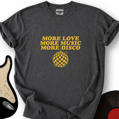 Printify T-Shirt S / Dark Heather MORE DISCO T-Shirt