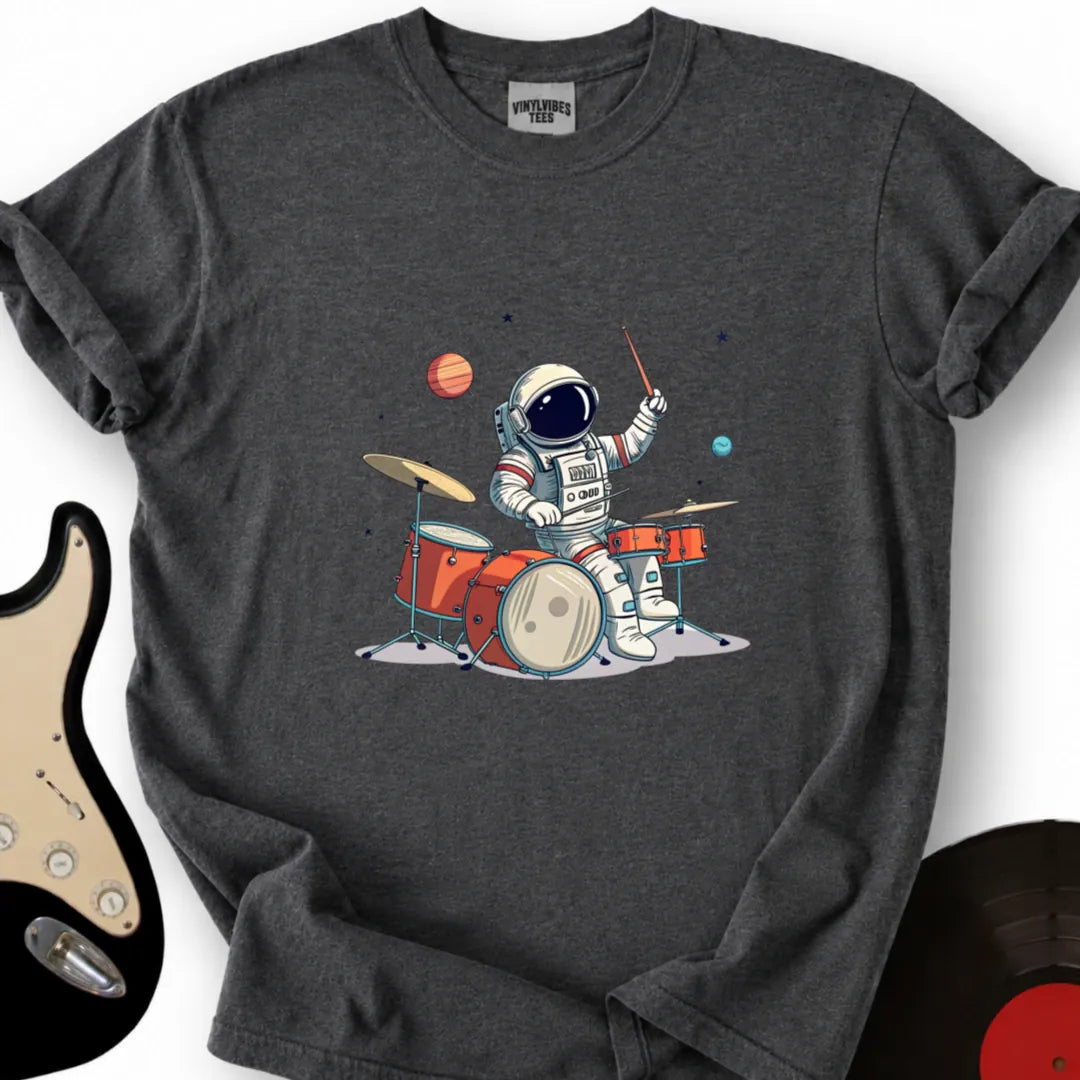 Printify T-Shirt S / Dark Heather Playful Astronaut T-Shirt