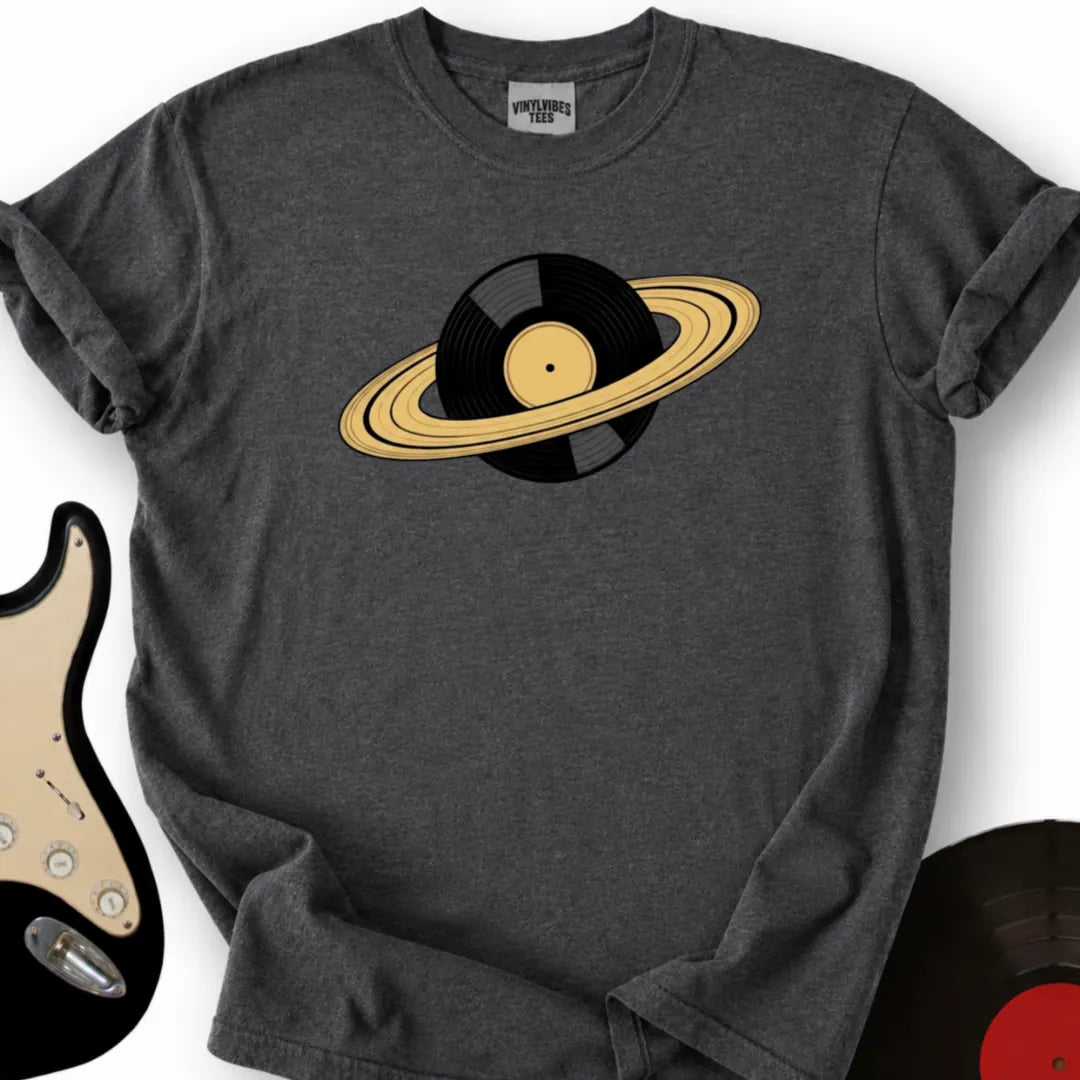 Printify T-Shirt S / Dark Heather Ring Around The Record T-Shirt