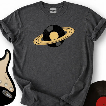 Printify T-Shirt S / Dark Heather Ring Around The Record T-Shirt