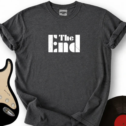 Printify T-Shirt S / Dark Heather The End T-Shirt