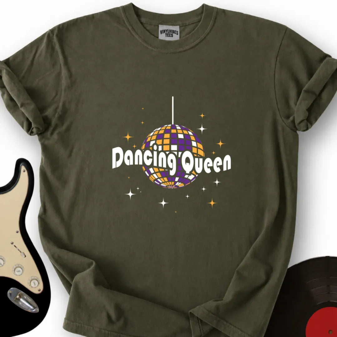 Printify T-Shirt S / Military Green Dancing Queen T-Shirt