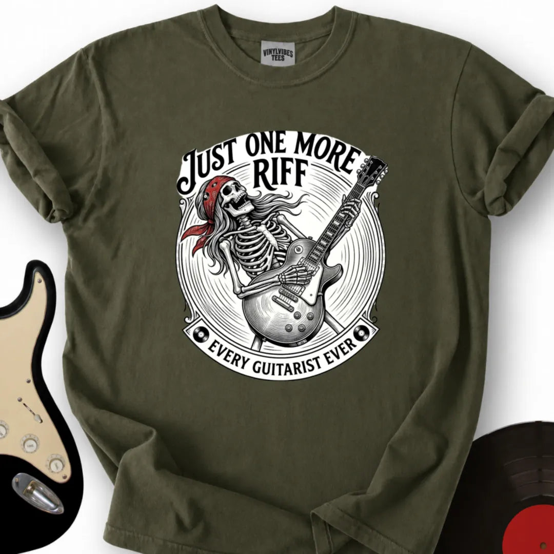 Printify T-Shirt S / Military Green Guitar Fiend T-Shirt