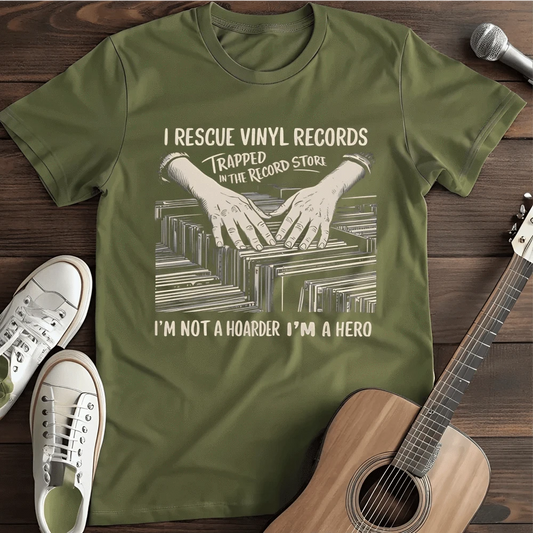 Printify T-Shirt S / Military Green I`m A Hero T Shirt