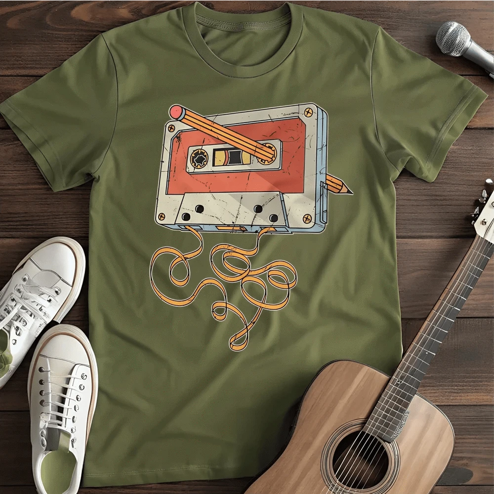 Printify T-Shirt S / Military Green Oldskool Skills T-Shirt