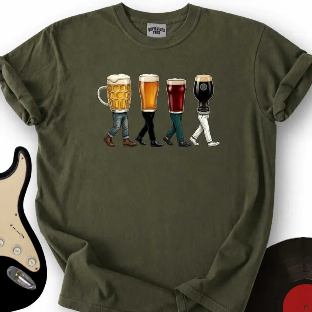 Printify T-Shirt S / Military Green Pint Walkers T-Shirt