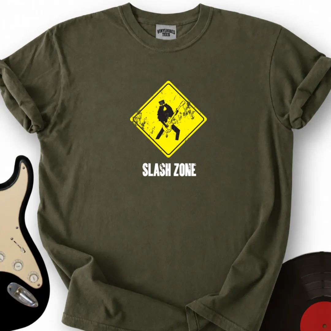 Printify T-Shirt S / Military Green Slash Zone T-Shirt