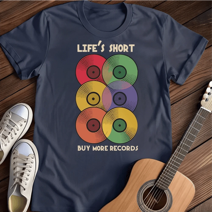 Printify T-Shirt S / Navy Buy More T-Shirt