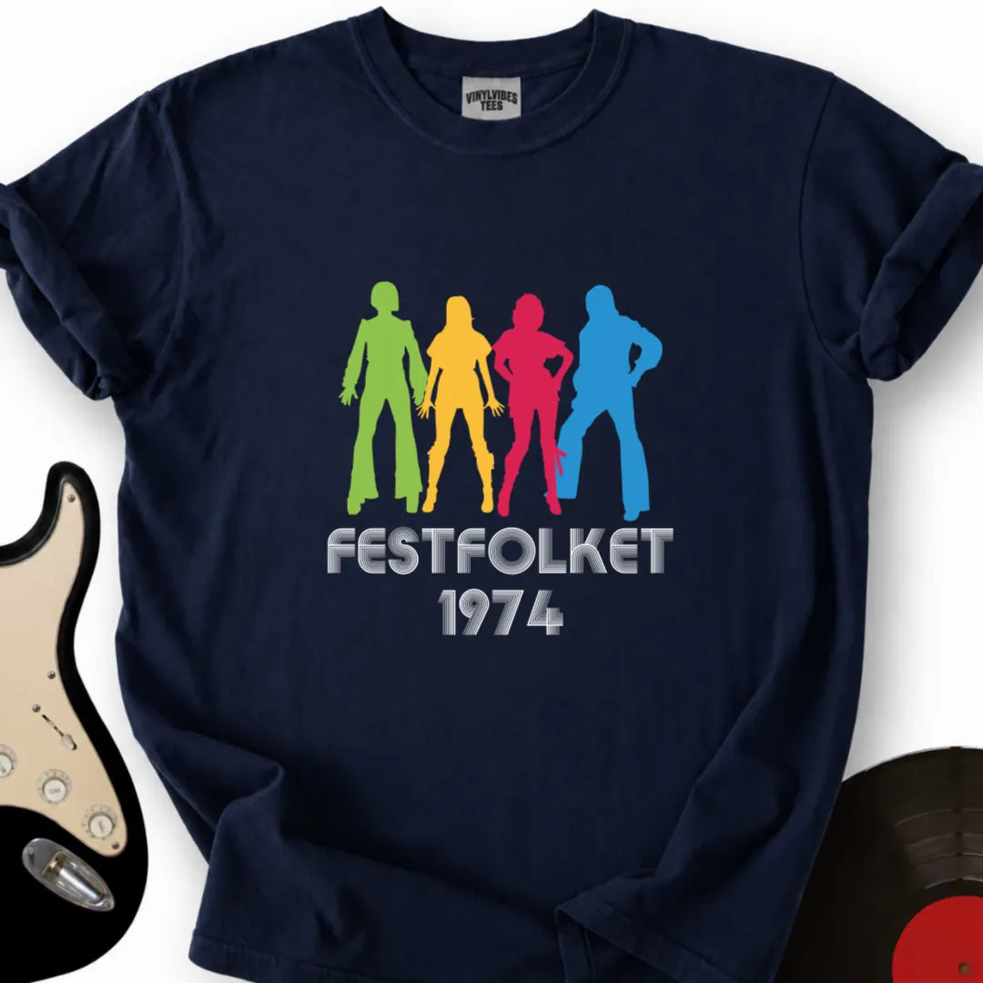 Printify T-Shirt S / Navy FESTFOLKET T-Shirt
