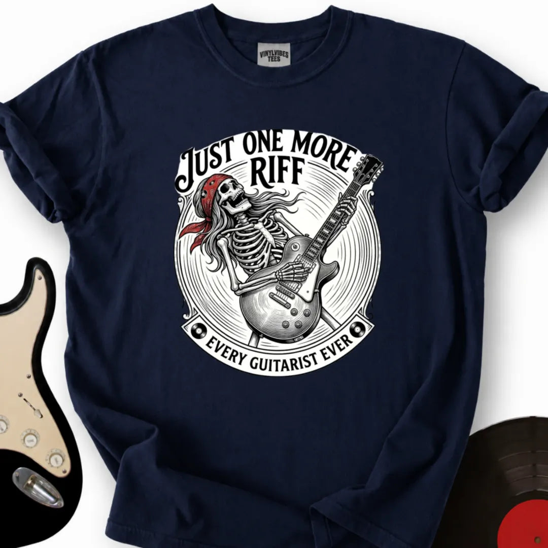 Printify T-Shirt S / Navy Guitar Fiend T-Shirt
