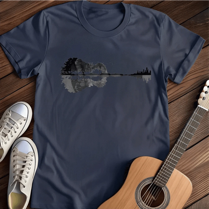 Printify T-Shirt S / Navy Guitar Forrest T-Shirt