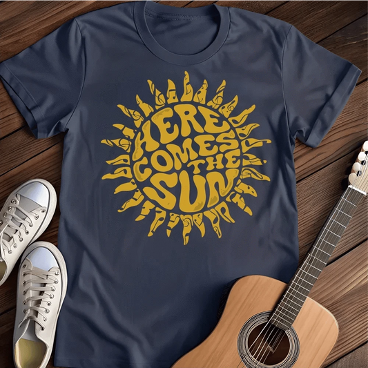 Printify T-Shirt S / Navy Here Comes T-Shirt