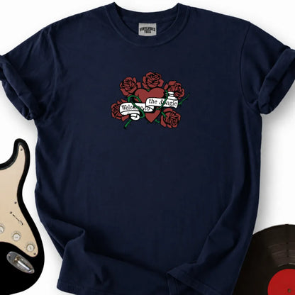Printify T-Shirt S / Navy November Rose T-Shirt