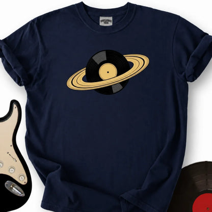 Printify T-Shirt S / Navy Ring Around The Record T-Shirt