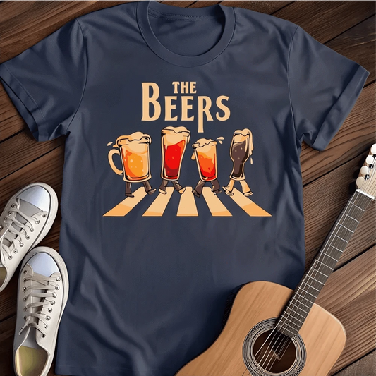 Printify T-Shirt S / Navy The Beers T-Shirt